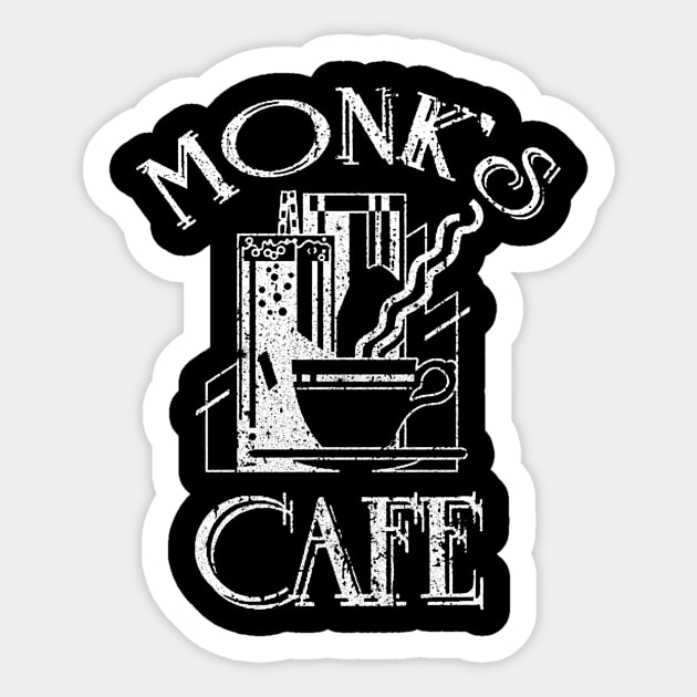 MONK'S CAFE SEINFELD copy Sticker by truefriend